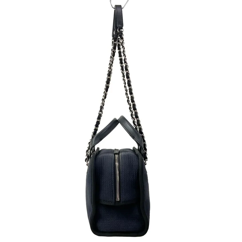 Chanel Deauville Line Shoulder Bag A92749/B07300/94305 Canvas Leather